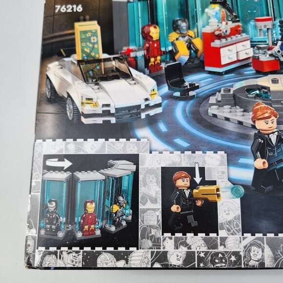 NEW LEGO Marvel Iron Man Armory Toy Building Set 76216 Avengers Lego Set with MK - Picture 9 of 16
